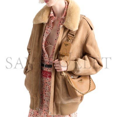 PRADA RE-EDITION 2005 SAFFIANO LEATHER BAG 1BH204 (22*18*6cm)